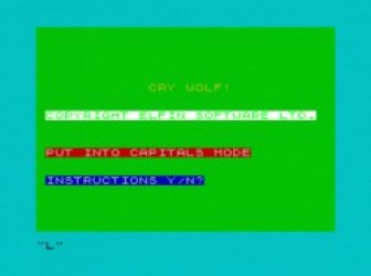 Cry Wolf (1983)(Custom Cables International) Rom